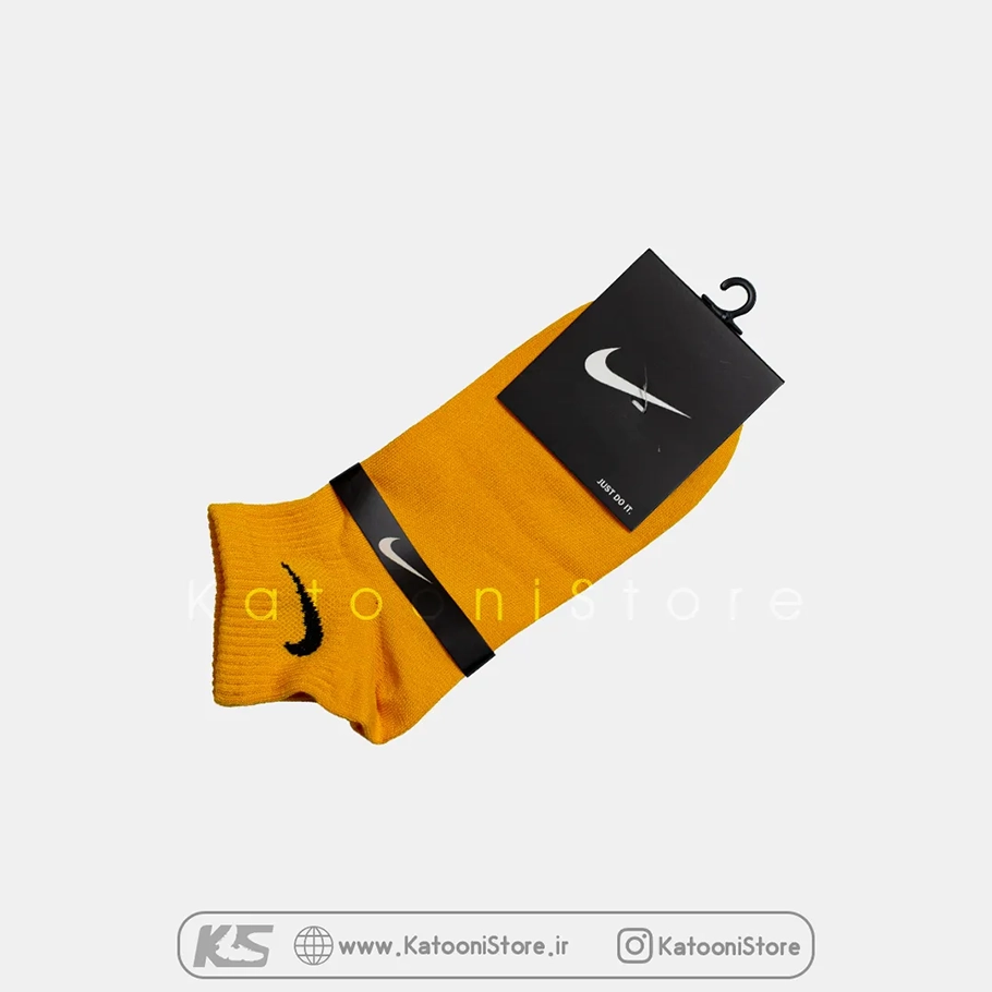 جوراب مچی ورزشی نایک نارنجی پاستیلی جوراب مچی ورزشی نایک نارنجی پاستیلی