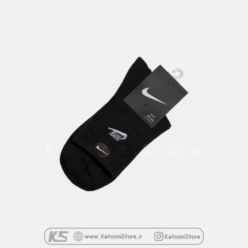 جوراب ساق بلند نایک طوسی تیره