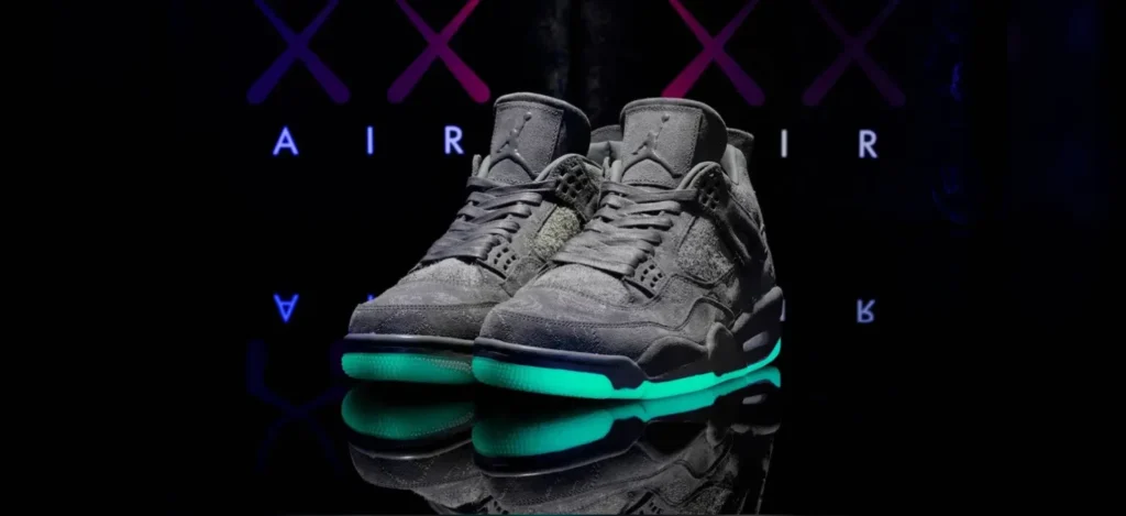 limited edition KAWS x Air Jordan 4