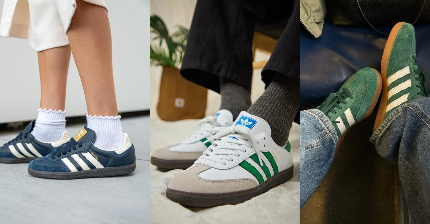 استایل با کتونی سامبا