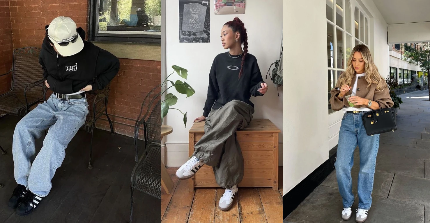 استایل سامبا با شلوار بگ