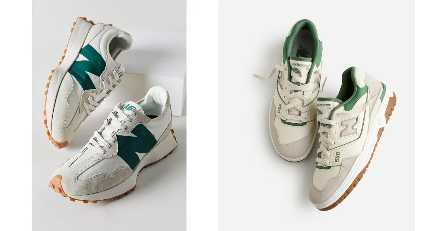 نیو بالانس 550 و 327