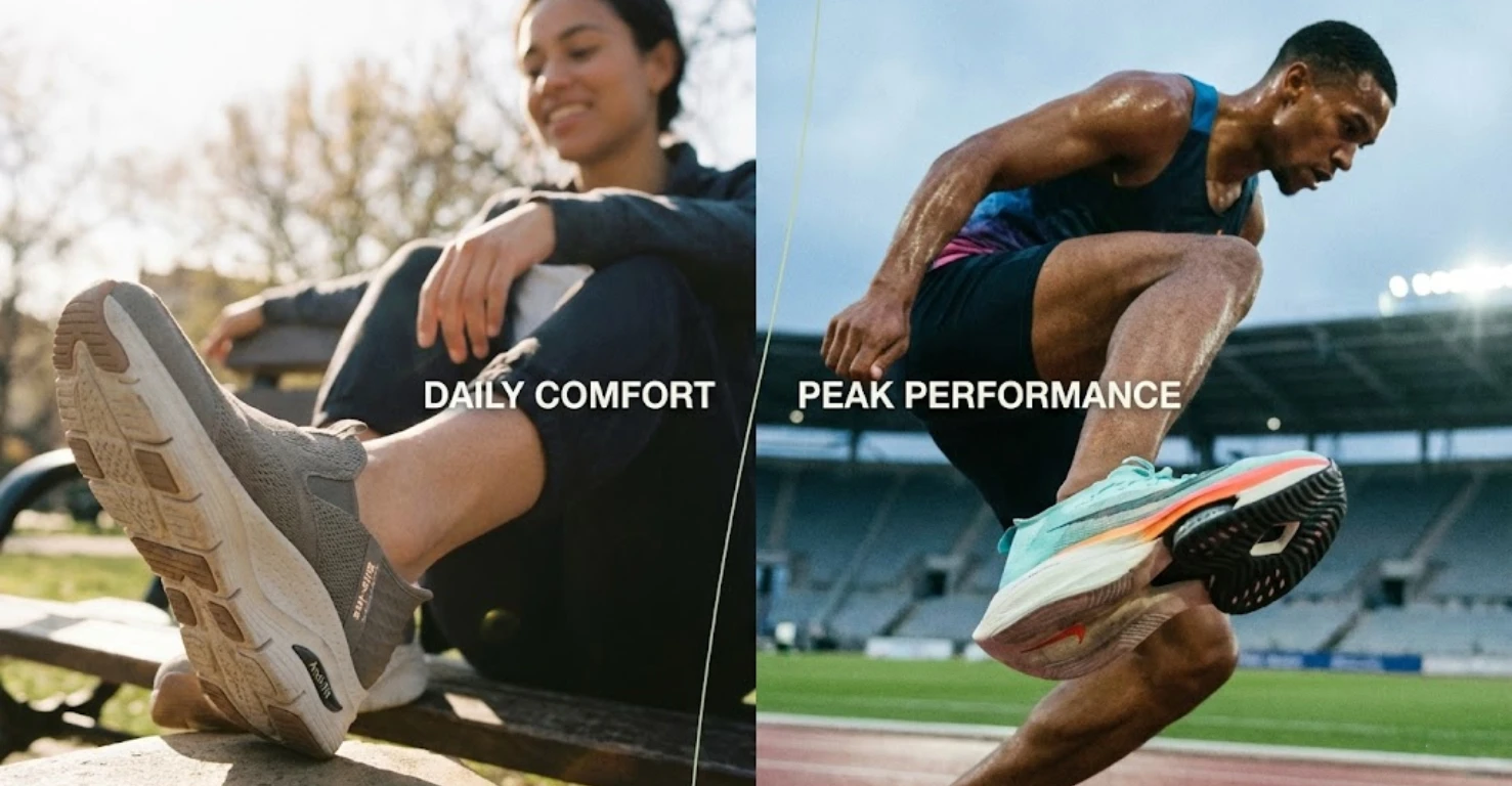 مقایسه کتونی اسکیچرز با رقبا؛ چرا اسکیچرز مسیر متفاوتی را می‌رود؟