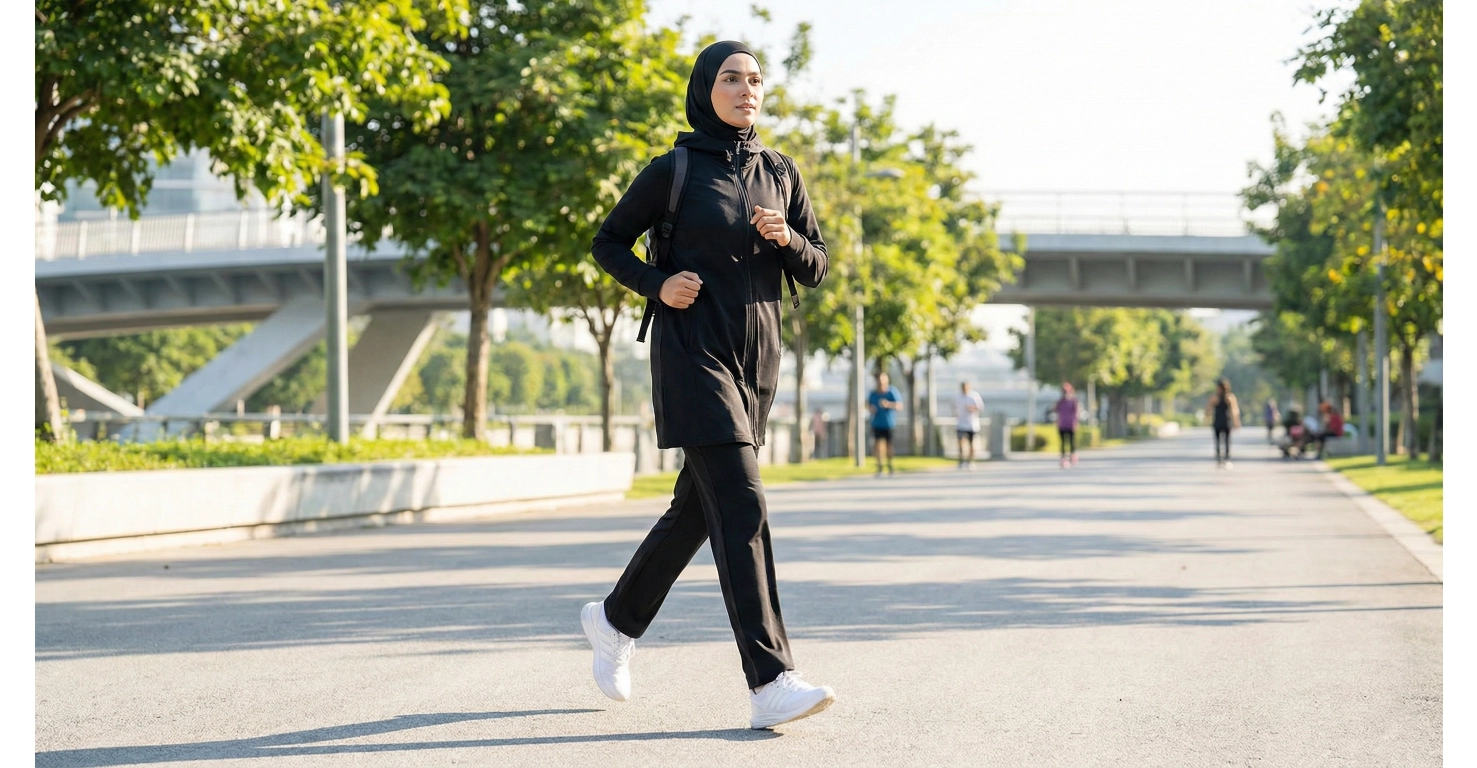 انتخاب و ست کردن مانتو شلوار ورزشی