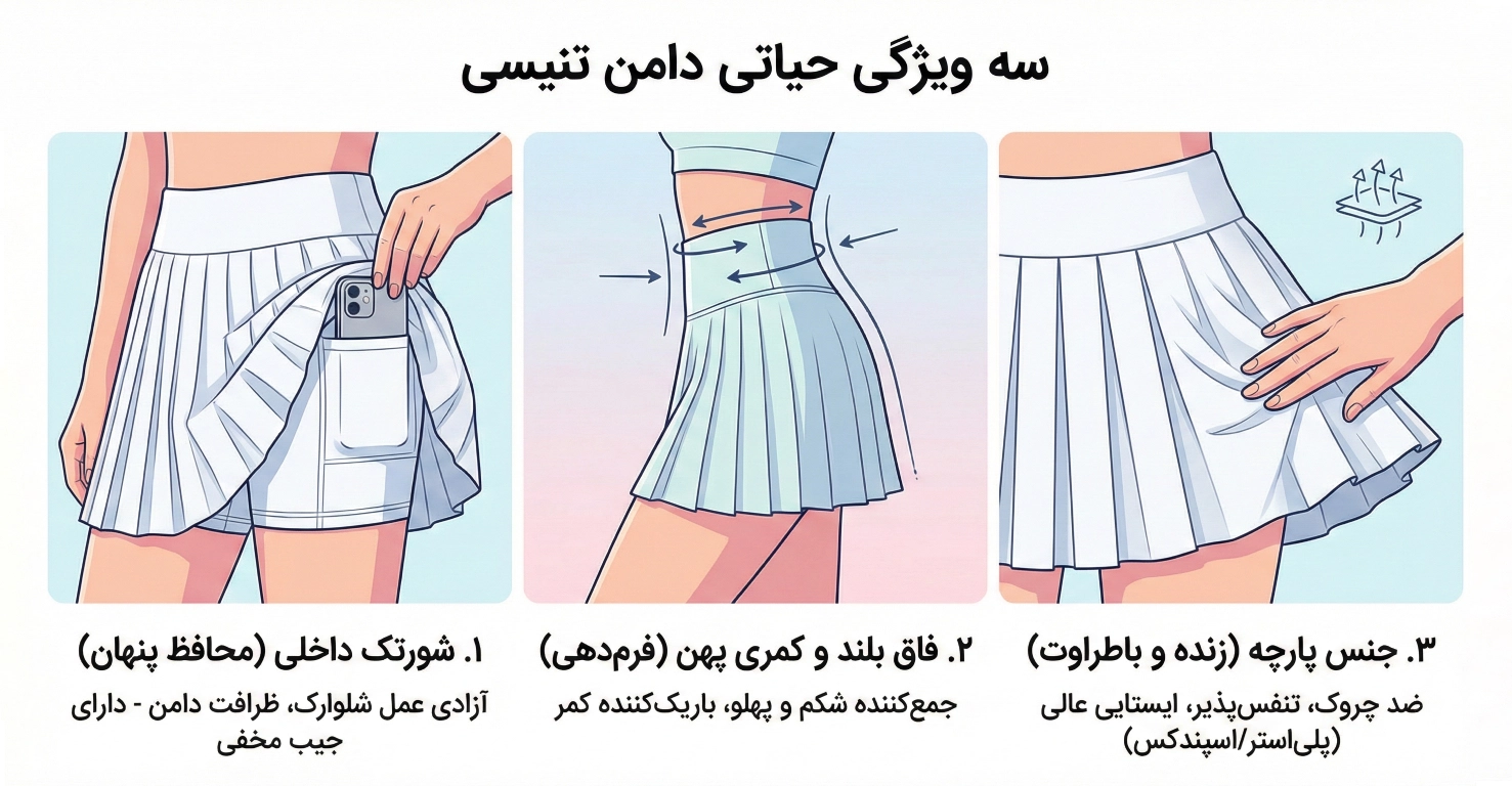 تاریخچه دامن تنیسی؛ چرا این‌قدر محبوب است؟