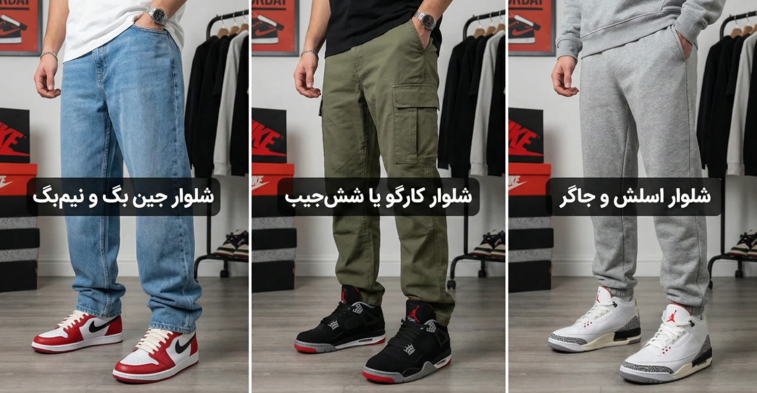 بهترین شلوارها برای ست کردن با کفش جردن