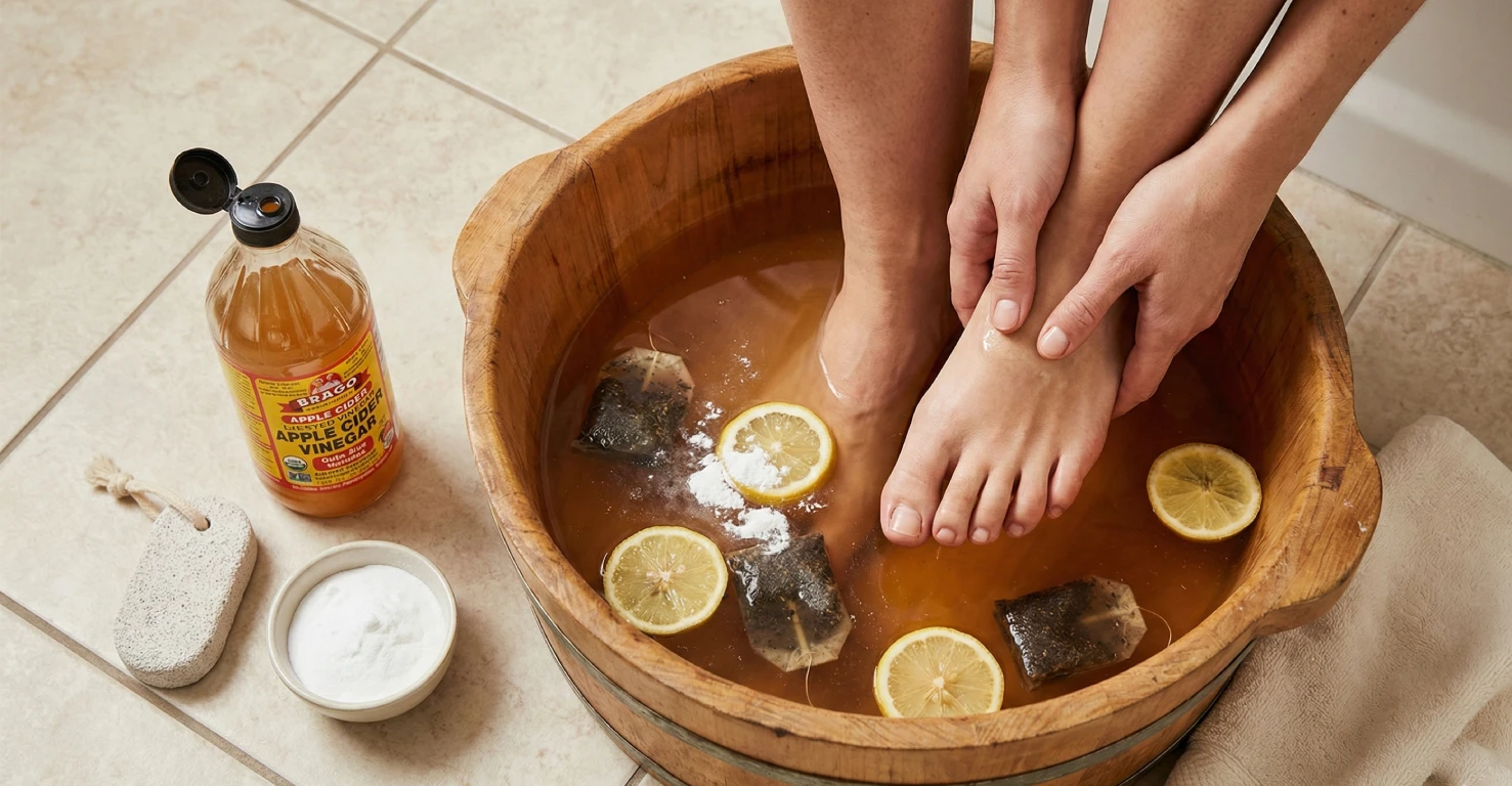 راهکارهای سنتی برای بوی پا 