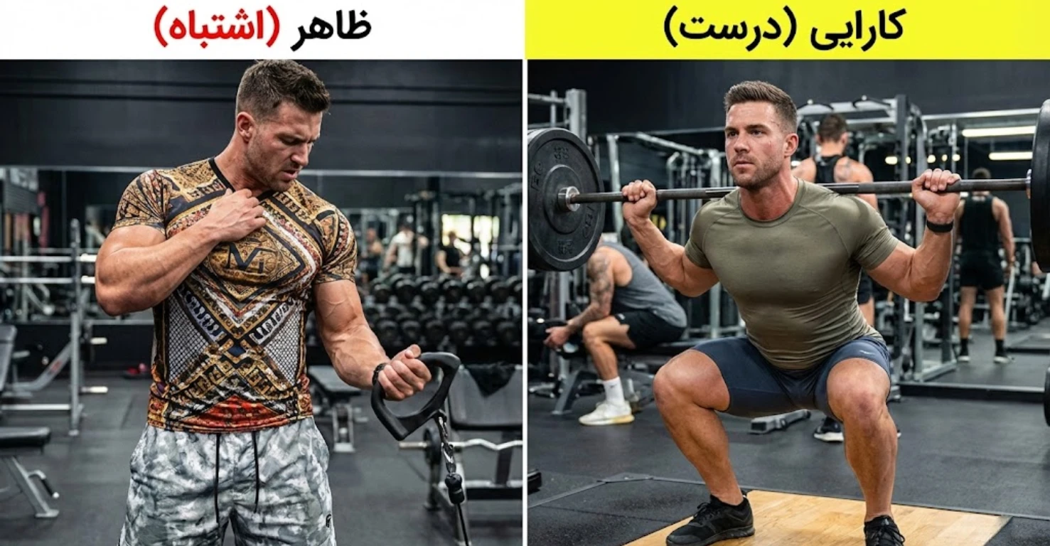 انتخاب لباس بدنسازی صرفاً بر اساس ظاهر