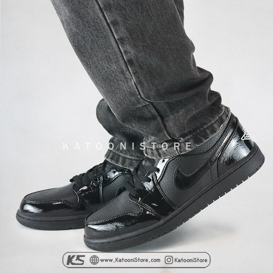 مدل مردانه نایک ایر جردن 1 لو بلک کروک (HJ7743-010)