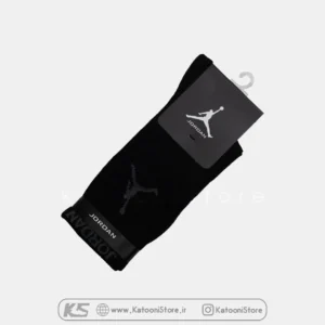 جوراب مشکی ساق بلند جردن (2189JB)