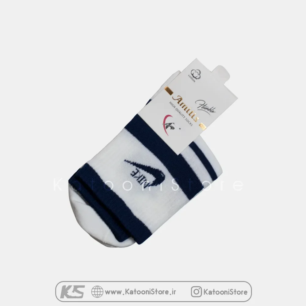 جوراب نیم ساق اسپرت نایک (9350NS) سرمه ای