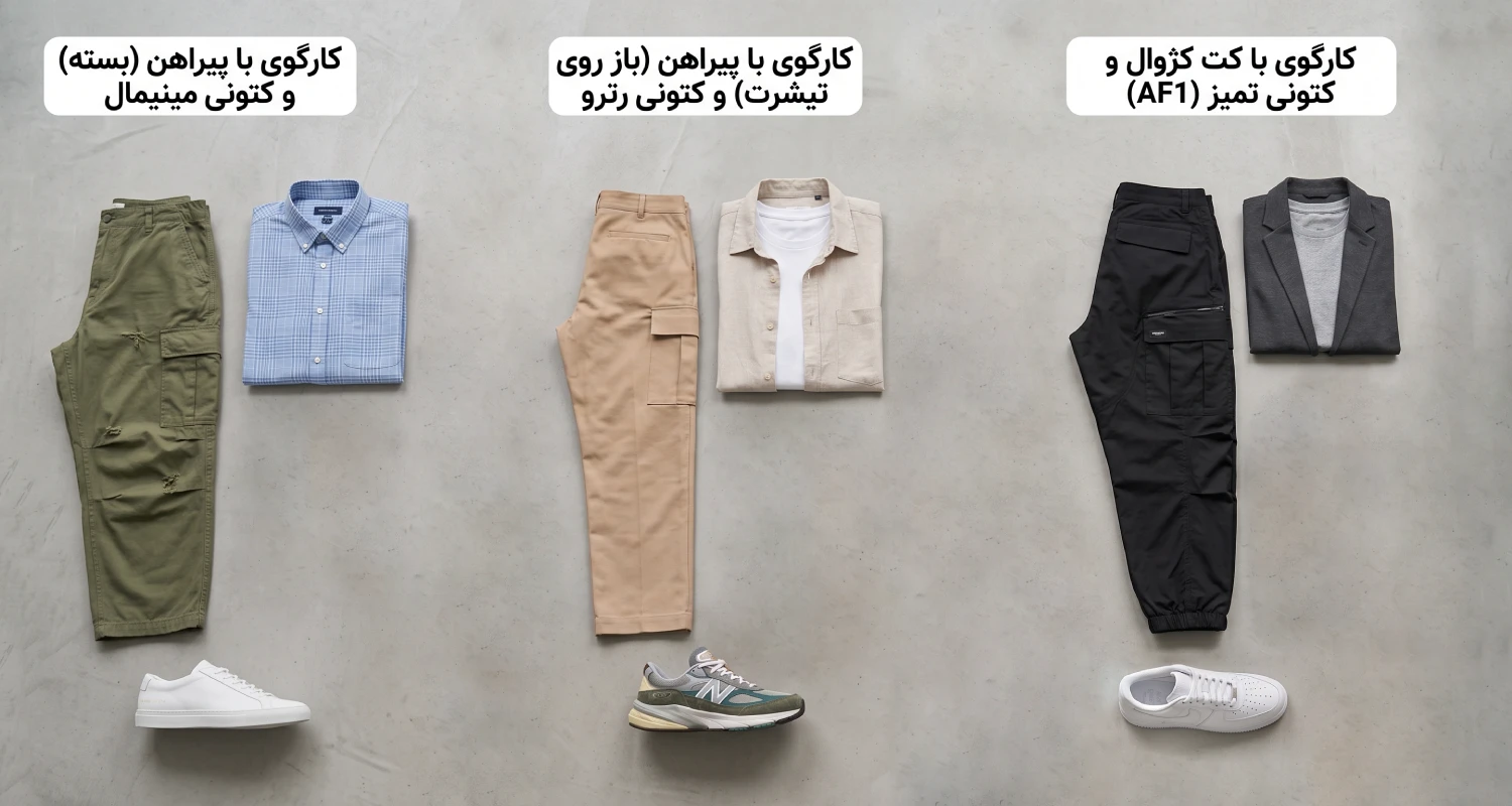با کارگو و پیراهن چه کتونی بپوشیم؟